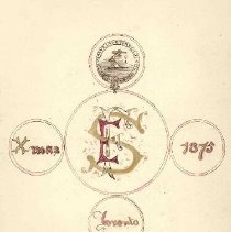 Portion of album; Francis Shanly, C.E. [back of ph 16924].