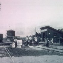 ph 23195: Orton Railway Station,  Canadian Pacific Railway, 1898.