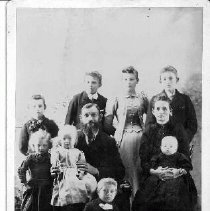 Unidentified family, ca. 1880