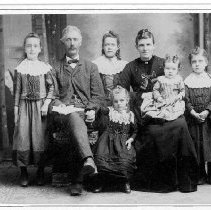 Unidentified family, ca. 1880