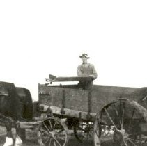 ph 19280 Elmo King on wagon ca.1920