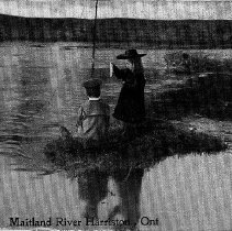 Maitland River, Harriston, Ontario, 1907.