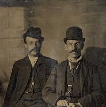 Mr. McLean and Mr. Mackey, related to Campbell family of Mount Forest, ca.1