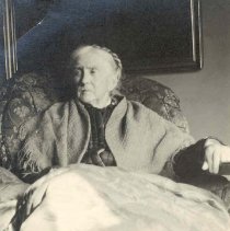 Melita Fraser as an elderly woman, photograph, ca. 1900.