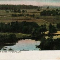 Bird's eye view of Stanley Park, Erin, 1907.