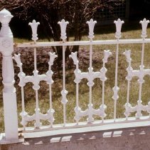 9127 The Manor iron fence 1974