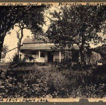 Log house built for David Milne, Pilkington Township in 1843, ca.1901.