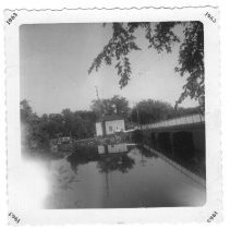 ph 15500 Eramosa River and new bridge, 1963.