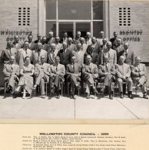 Wellington County Council and Officials, 1955.