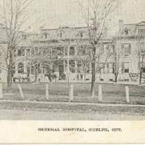 Guelph General Hospital postcard, 1908.