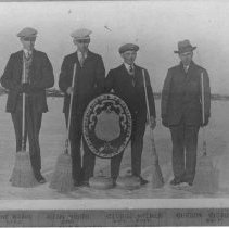 Curling team (winners of Harriston Bonspiel?), ca. 1920
