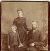 Rev. Fowler and his family, photograph, Eramosa Twp., ca. 1880.