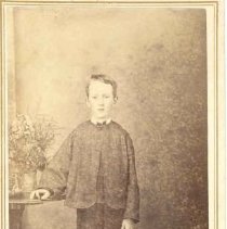 Charles Kirk Clarke as a child, Elora, ca. 1865.