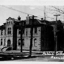 Harriston Public School, Harriston, Ontario, ca.1940.