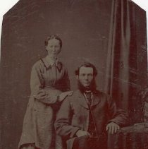 Unidentified man and woman, ca.1865.