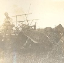 ph 19259 Harry with binder 1930s