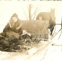 ph 19260 Muriel on sleigh ca.1929