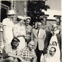 ph 14806Elora WI CJOY calling, ca. 1960.