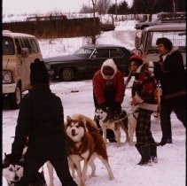 ph 14809c Heritage Day, Elora 1975: dog sled races.