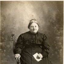 Woman identified as Ella Foster's mother, ca.1890.