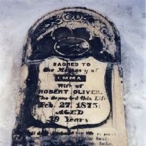 ph 24933_2 Emma Oliver tombstone
