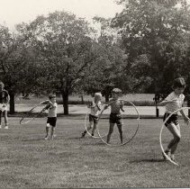 Jason Myers and group of children attending Wellington County 125th