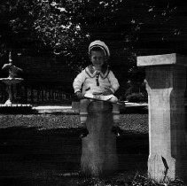 Boy in a sailor suit, photograph, ca. 1940.