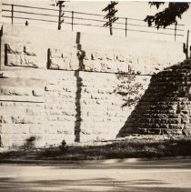 Plaque commemorating John Galt's founding of Guelph, ca.1940.