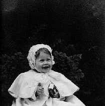 Edith Short of Mount Forest as a toddler, photograph, ca. 1915.
