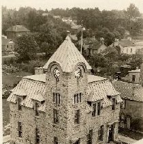 Fergus Post Office in Fergus, Ontario, ca.1920.