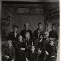 Members of Thomas Young family of Erin Township, ca.1890.