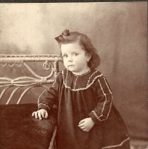 Flossie Anderson of Arthur, Ontario, ca.1880.