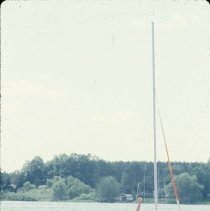 ph 17832_1 Children and sailboat at dock on Lake Belwood, 1989.