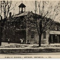 Arthur Public School, Arthur, Ontario, ca.1910.