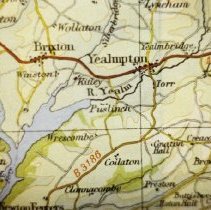 684 detail map of Devon