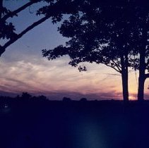 ph 17530_1 Sunset at Lake Belwood, 1962.