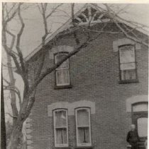 Brick house in Elora, Ontario, ca.1970.