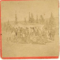 ph 16025: Metis group, East End Post, N.W.M.P., ca. 1870