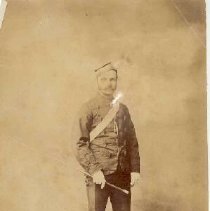 ph 16028: Man in uniform [Webster/Grange?], identified as early N.W.M.P