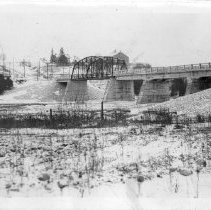 High level bridge, Belwood, West Garafraxa Township, 1940.