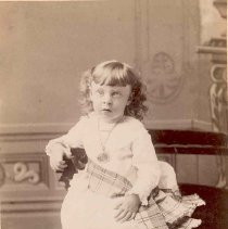 Alexander Campbell as a child, ca. 1890-1892.