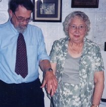 PH 23696 Ian Easterbrook and Mildred Lang at Palmerston Heritage Railway St