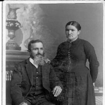 Unidentified couple, ca. 1880