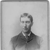 Portrait of a young man wearing a jacket, Walkerton, Ontario, 1890.