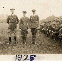 Cadet inspectors in Fergus, 1928