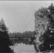 Pinnacle Rock, Rockwood, Ontario, ca. 1910.