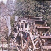 ph 17098b Eden Mills, mill and water wheel, Oct. 1978.