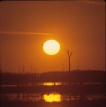 ph 17106b Sunset on Damascus Lake, Luther Marsh, West Luther Twp., 6 May 19