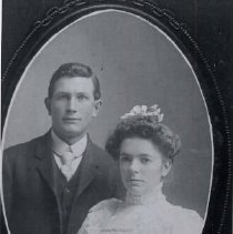 Wilson Ransom and Alice Cook of West Garafraxa Township, ca.1900.