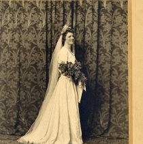 Bride Marjorie Small (nee Quarrie), 1941.